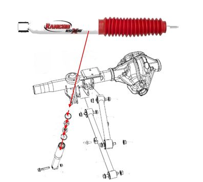 hinten RS55000X Serie Stoßdämpfer Ram 1500 4WD (Gen.5) Bj:19-25 ( STÜCK )