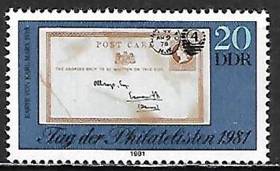 DDR postfrisch Michel-Nummer 2647