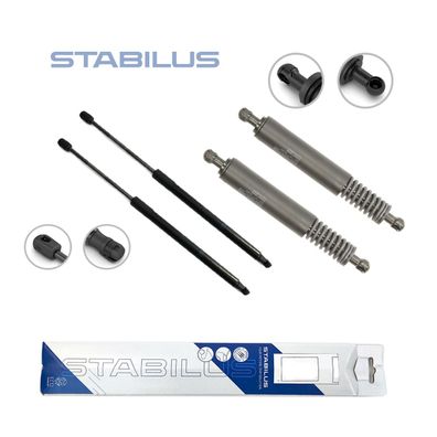 Stabilus Heckklappendämpfer + Heckscheibendämpfer SET für Porsche Cayenne 9PA