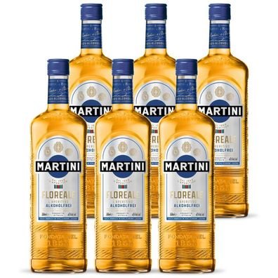 Martini Floreale 6er Set 6x 0,75L alkoholfreie* Alternative *
