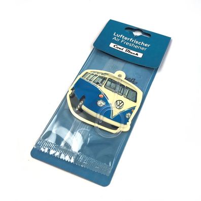 Original VW Lufterfrischer Duftspender T1 BUS Bulli Motiv Cool Black Duft