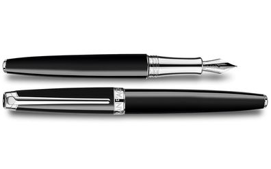Caran d’Ache Füllfederhalter Léman Ebony schwarz Federstärke M