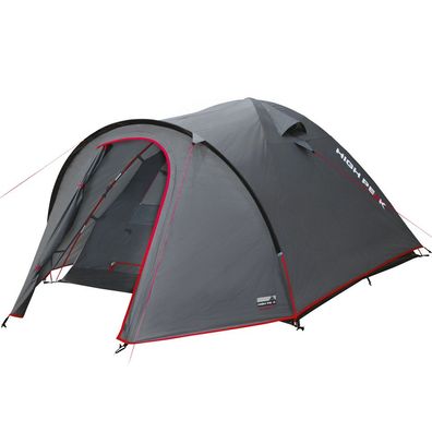 High Peak Nevada 4 grau-rot 4-Personen-Zelt 10207
