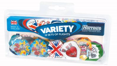 Darts Flights Harrows Variety Pack 10x3Stk