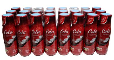 24 Flaschen Gut &Günstig Sirup Cola Geschmack Konzentrat Sprudler 500ml