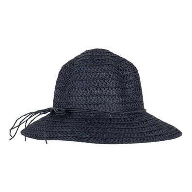 Clayre & Eef Damenhut Blau Stroh