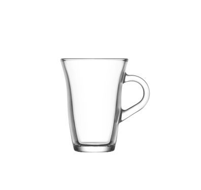 LAV Nisa Teegläser 3er Set mit Henkel - 150 ml, elegant & robust