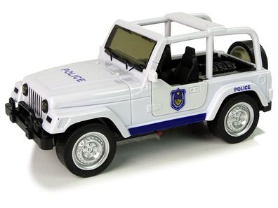 Offroad-Polizeiauto Weiß