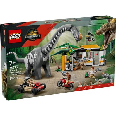 76973 Jurassic World Raptor & Titanosaurus: Große Fährtensuche