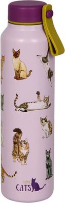 Isolierflasche Katzen - I love cats, Die Spiegelburg, 22845