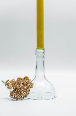 Kerzen Ständer aus der Weinflasche - OHNE Kerze