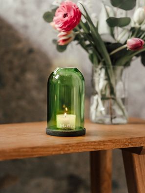 Windlicht Oh. Ha - Design by MaBe - clean und puristisch - das Kürzere