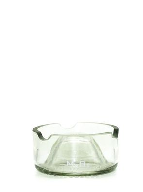 Aschenbecher transparent Upcycling aus der Sekt Flasche