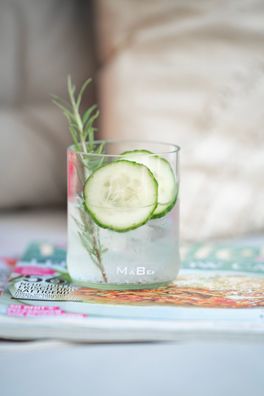 Trink Glas 250ml - Upcycling aus der dt. Weinflasche - witzig & ecofriendly