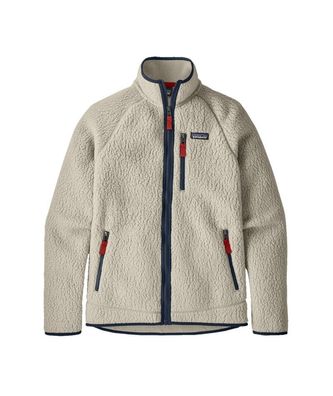 Patagonia Jacke Retro Pile pelican w/smolder blue