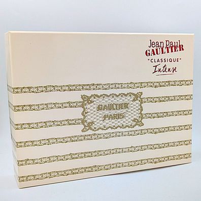 Jean Paul Gaultier Classique Intense Set 50ml Eau de Parfum 75ml Body Lotion Neu