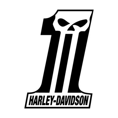 Auto Aufkleber "Harley Davidson Dark Custom" Logo Biker Route 66 Vinyl Sticker #0353