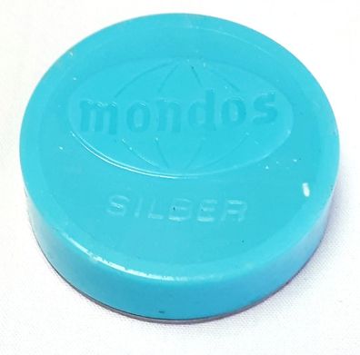 DDR Kondompackung Mondos Silber ohne Inhalt