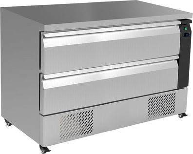 KBS Kühltisch mit 2 Schubladen 1230x700x840 mm GN 11 Umluftkühlung