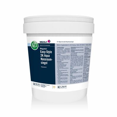 MEGA 673 Megamur Easy-Style 2K Aqua Nassraumsiegel Komp. A 1 kg farblos