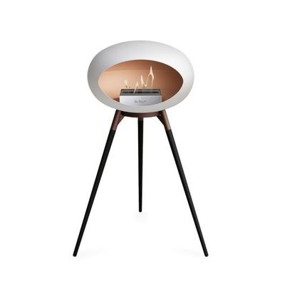 Le Feu Ground Wood High Weiß Ethanolkamin