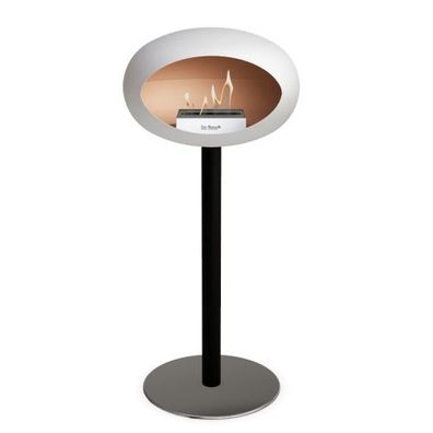Le Feu Ground Steel High Plus Weiß Ethanolkamin