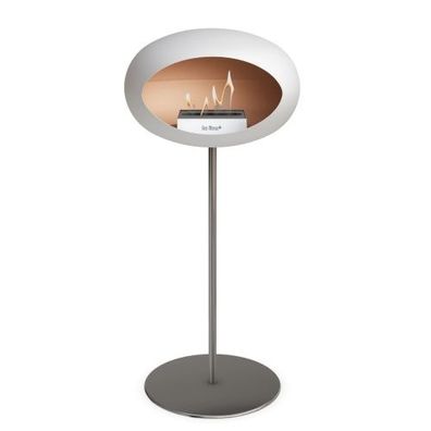 Le Feu Ground Steel High Weiß Ethanolkamin