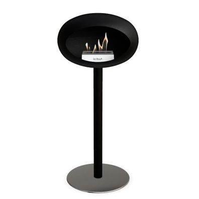 Le Feu Ground Steel High Plus Schwarz Ethanolkamin