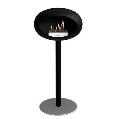 Le Feu Ground Steel High Plus Schwarz Ethanolkamin