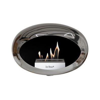 Le Feu Wall Silber Verchromt Ethanol Wandkamin