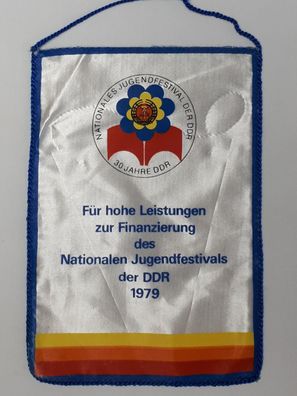 DDR Wimpel Nationales Jugendfestival der DDR