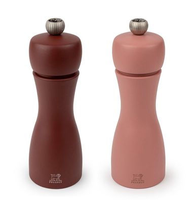 Peugeot Pfeffer- / Salzmühlenset "Tahiti Duo Erde" 2-teilig Holz kakaobraun
