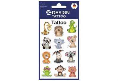 AVERY Zweckform Kinder Tattoos "Tiere" 56761 666247