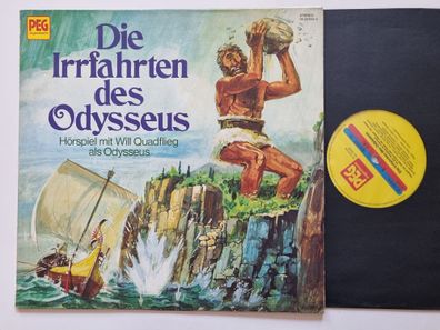 Will Quadflieg - Die Irrfahrten des Odysseus Vinyl LP Germany/ PEG