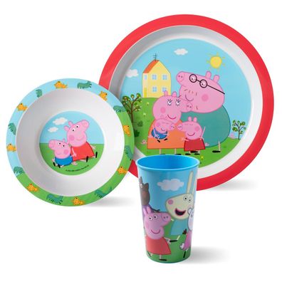 P: S Frühstücksset "Peppa Pig" 3-teilig 113887