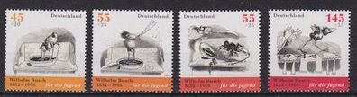 BRD 2007 postfrisch MiNr. 2606-2609 Wilhelm Busch
