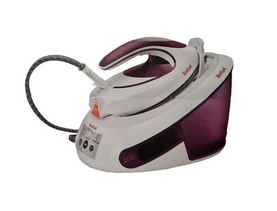 Tefal Express Anti-Calc SV8054 Dampfbügelstation, 2800 Watt - Weiß/Violett