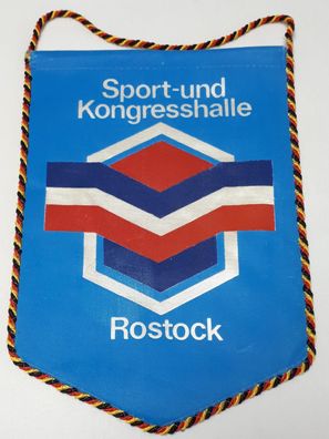 DDR Wimpel Sport- und Kongresshalle Rostock