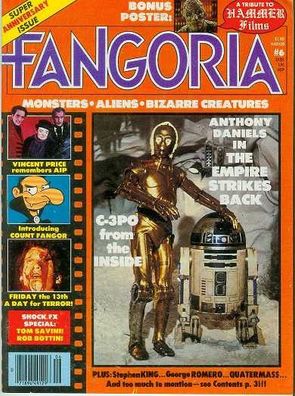 Fangoria # 6 (Star Wars Empire Strikes Back)(USA, 1980)