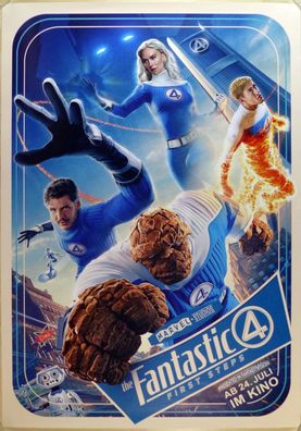 The Fantastic Four: First Steps - Original Kinoplakat A0 - Hauptmotiv - Filmposter