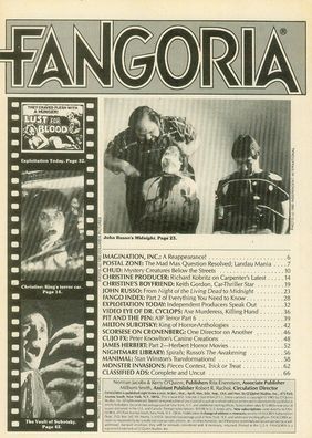 Fangoria # 32 (Stephen King´s Christine) (USA, 1983)