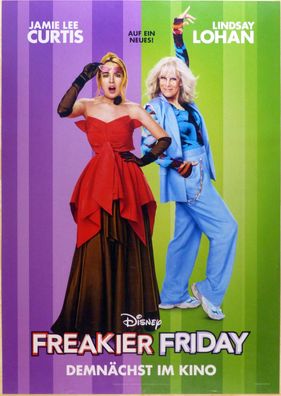 Freakier Friday - Original Kinoplakat A1 - Teasermotiv - Jamie Lee Curtis -Filmposter