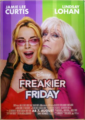 Freakier Friday - Original Kinoplakat A0 - Hauptmotiv - Jamie Lee Curtis - Filmposter