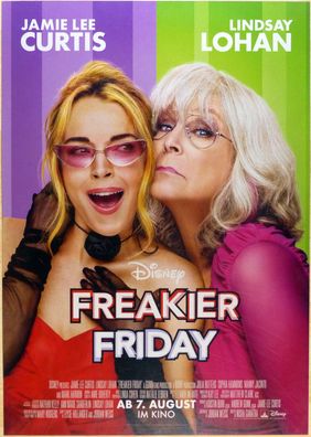 Freakier Friday - Original Kinoplakat A1 - Hauptmotiv - Jamie Lee Curtis - Filmposter