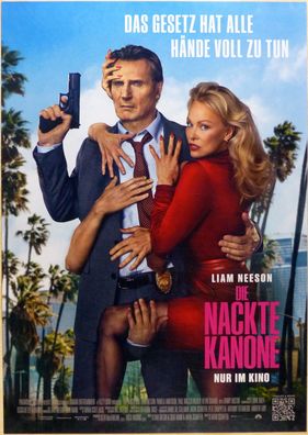 Die nackte Kanone (2025) - Orig. Kinoplakat A1 - Hauptmotiv - Liam Neeson -Filmposter