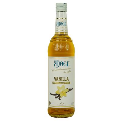 Il Doge Sirup Vanille / Ohne Zuckerzusatz / 0,7 ltr. Alkoholfrei / Glutenfrei