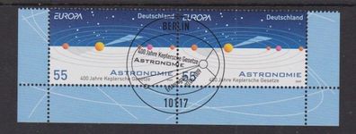 BRD 2009 gestempelt ESST Berlin waagerechtes Paar MiNr. 2732 Europa Astronomie