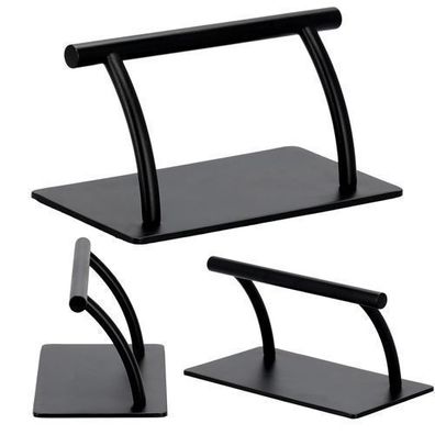 Friseurstuhl rutschfeste Basis schwarz Superior XL