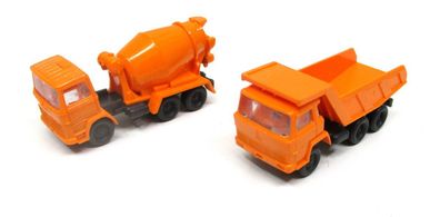Wiking N 1/160 MB Betonmischer + Henschel Baukipper (5986k)