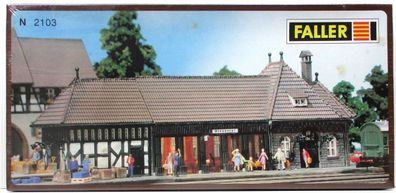 Spur N Faller 2103 Bahnhof Wiesental Bausatz (2798k)